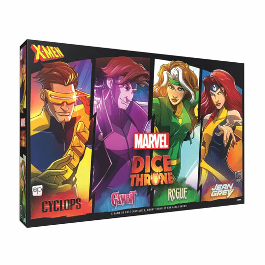 Marvel Dice Throne: X-Men (Cyclops, Gambit, Rogue, Jean Grey)