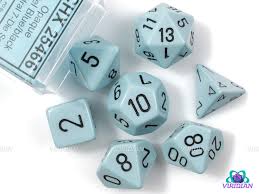 Chessex Gemini Pastel Blue/black 7-Die Set (Copy)