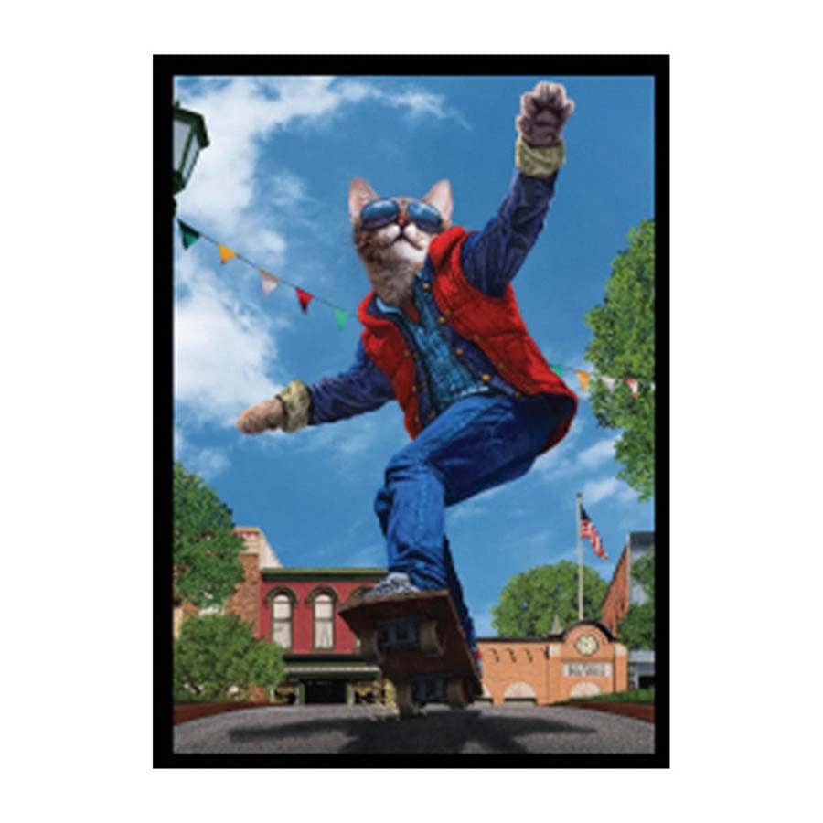 LEGION SUPPLIES: MOVIE CATS: CAT TO THE FUTURE: DOUBLEMATTE WHITE CORE SLEEVES (MAT160) (50CT)