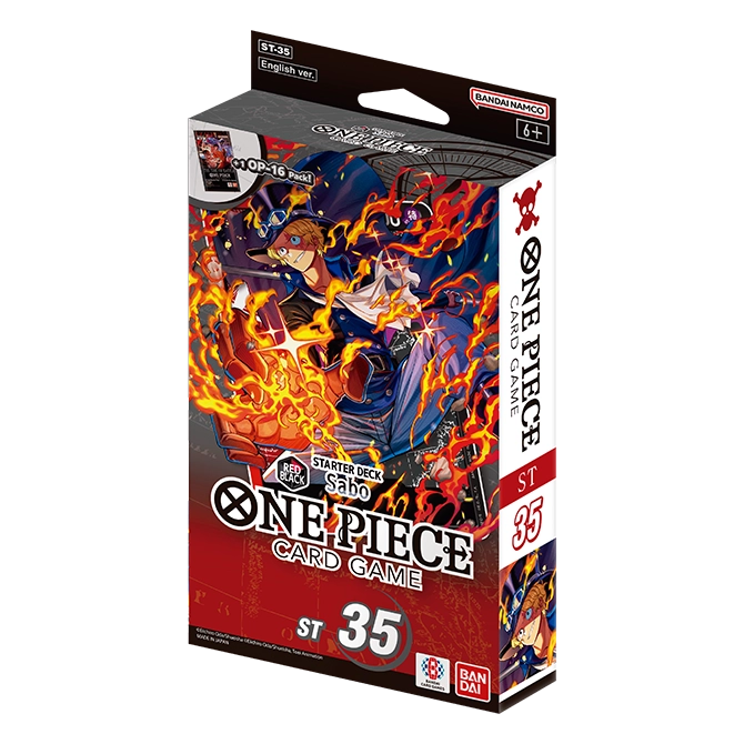 One Piece: Card Game: Starter Deck - Red/Black - Sabo - [ST-35]