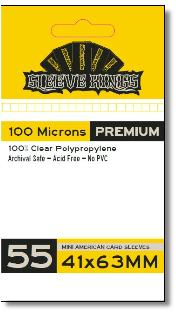 Sleeve Kings: Perfect Fit: Mini: Premium 41x63mm (55)