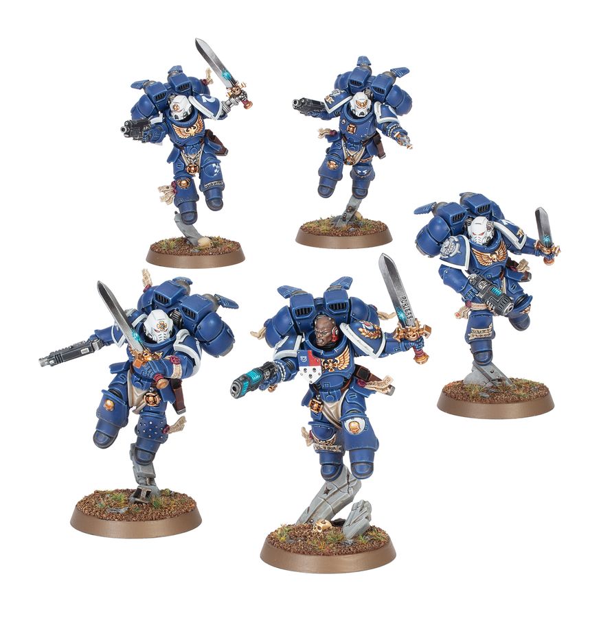Warhammer: 40K: Space Marines: Vanguard Veteran Squad with Jump Packs