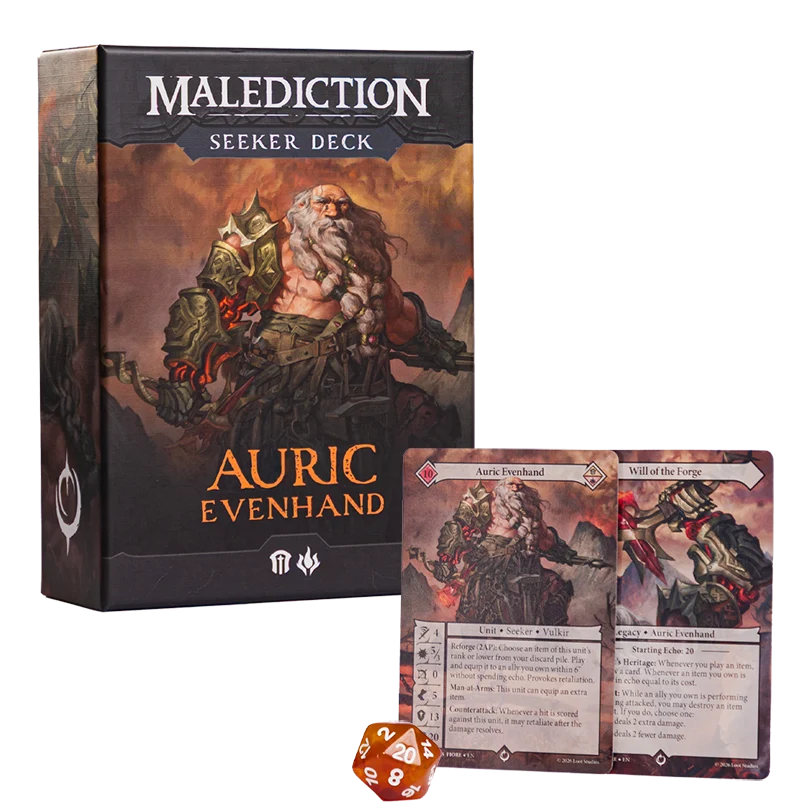 Malediction: Seeker Deck: Auric Evenhand