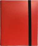 Generic 9-Pocket Red Binder (with strap)
