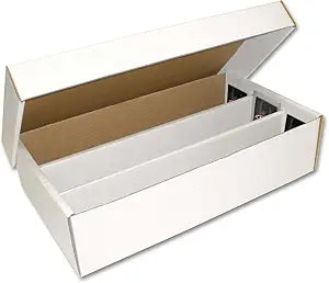 BCW White Storage Box 3000 Count (3 Row)